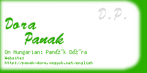dora panak business card